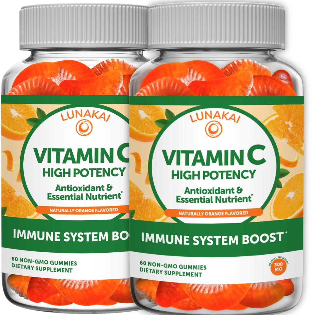 Vitamin C Gummies – 300mg Immune Support – 60 Count