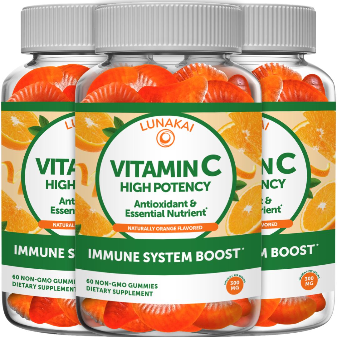 Vitamin C Gummies – 300mg Immune Support – 60 Count