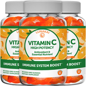 Vitamin C Gummies – 300mg Immune Support – 60 Count
