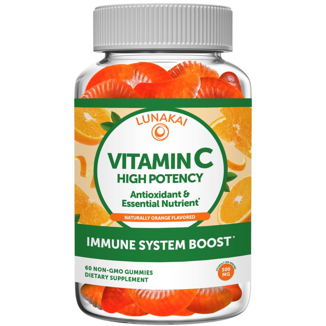 Vitamin C Gummies – 300mg Immune Support – 60 Count