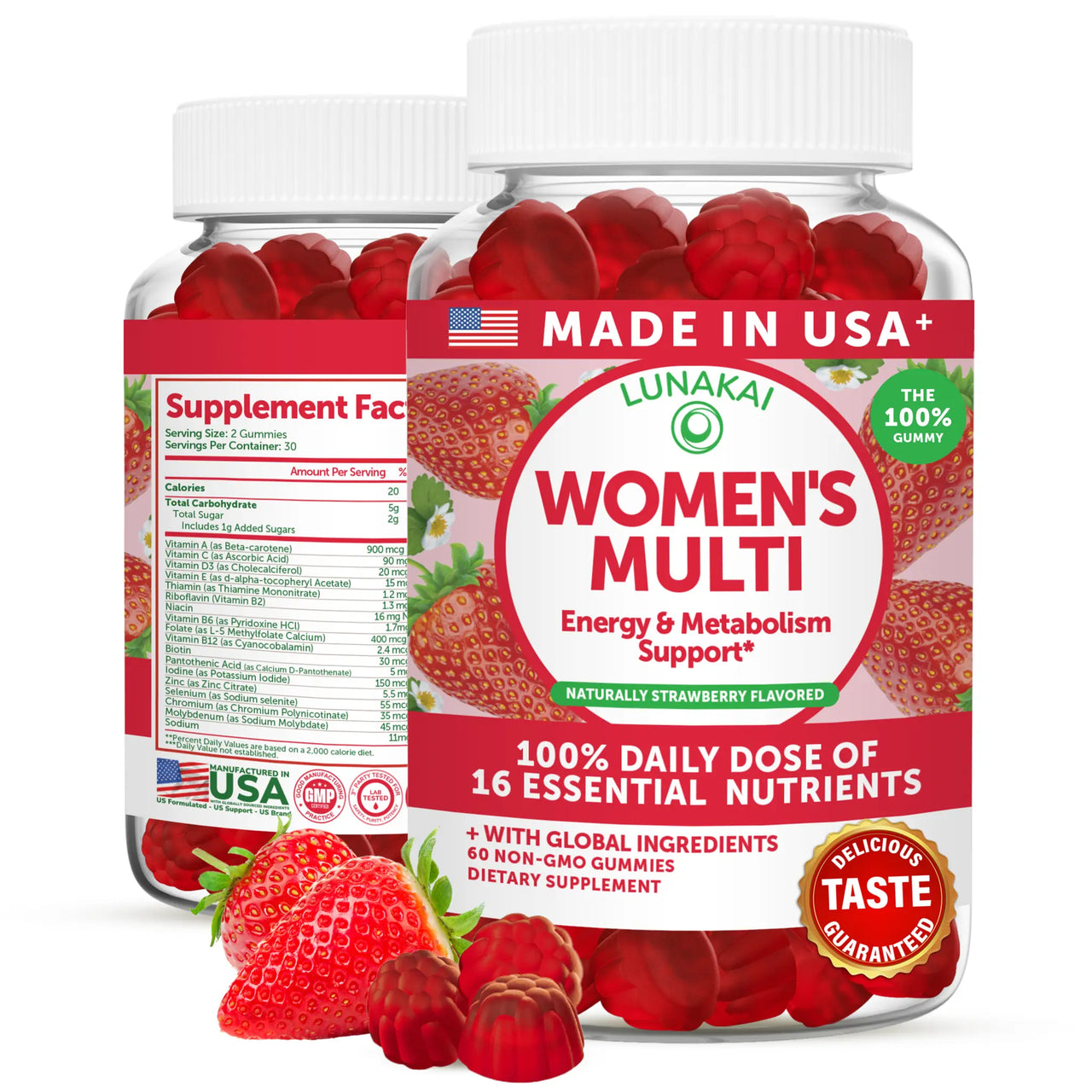 The 100% Gummy - Womens Multivitamin Gummies